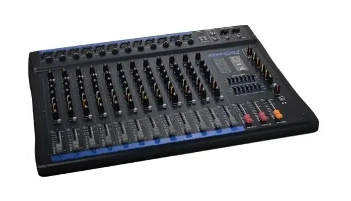 Mesa De Som Oneal Omx1202 12 Canais - Usb Efeito Phantom Xlr