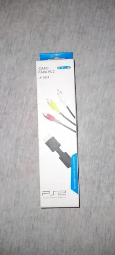 Cabo Playstation 3 e Playstation 2. Para qualquer tipo de TV com AV