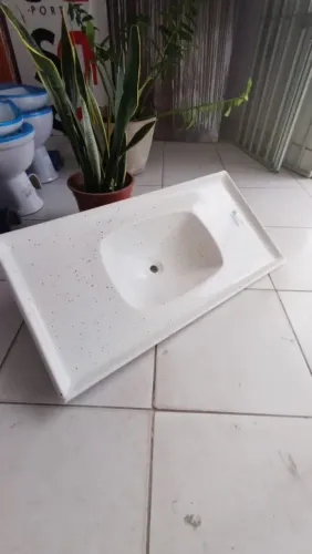 Pia de fibra de cozinha 1x1