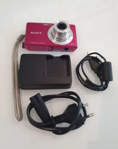 câmera sony cybershot, 14,1, pink