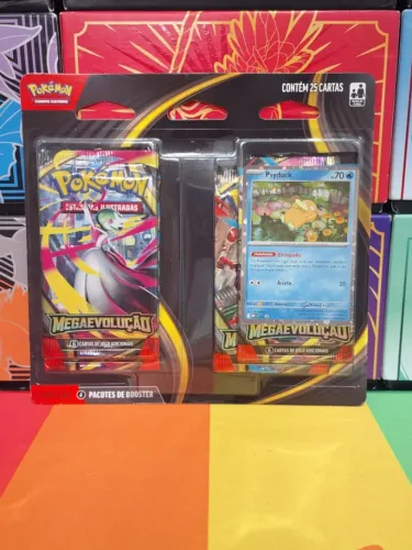 Pokemon Blister quadruplo psyduck Mega Evolução