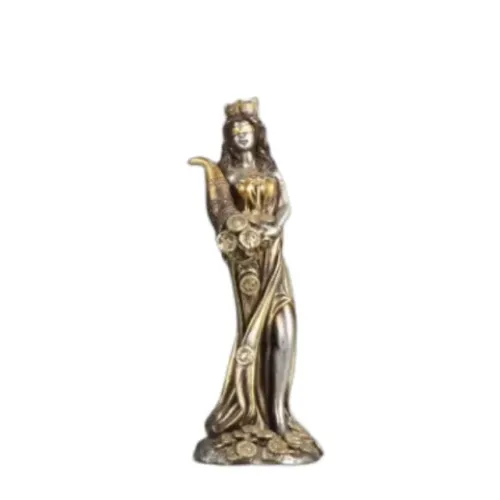 Estatueta Deusa Da Fortuna ( Gesso) 17cm