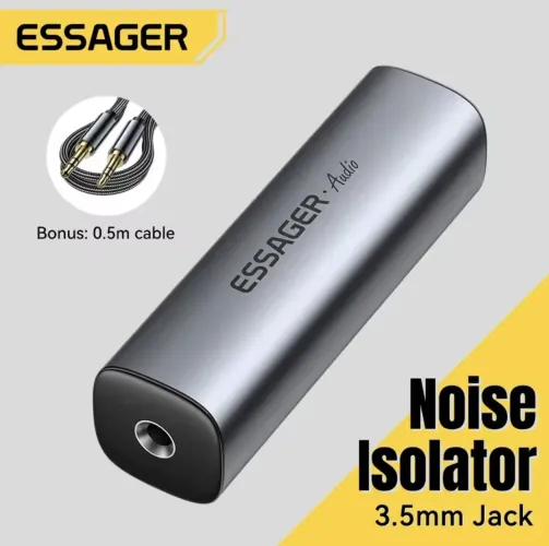 Filtro de ruído de áudio isolador - Essager