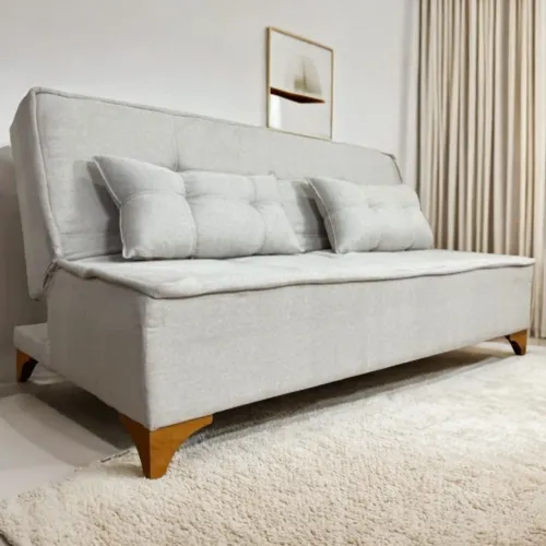 SOFÁ CAMA SUPER CONFORTO E QUALIDADE TECIDO LINHO!! 626LO
