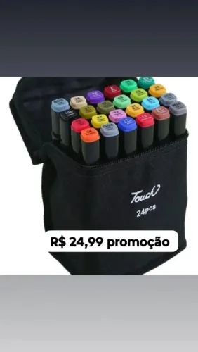 Kit 24 canetinhas promoção