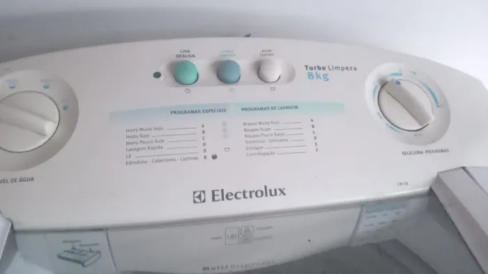 maquina electrolux lm 08 funcionando perfeitamente 8 kilos