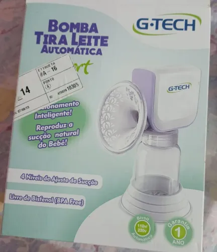 Bomba de leite elétrica ou manual