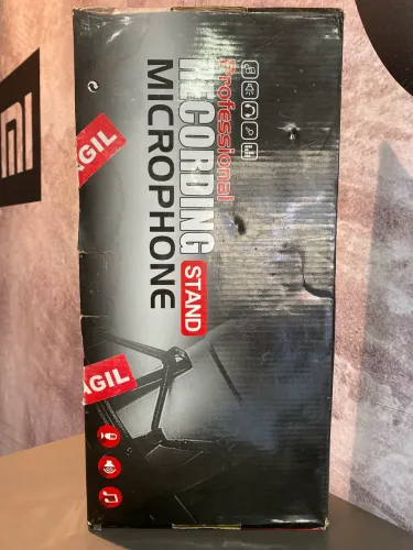 Microfone de suporte de gravação profissional