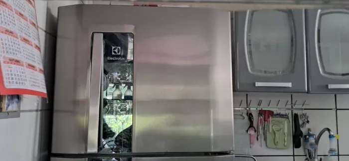 Geladeira inox