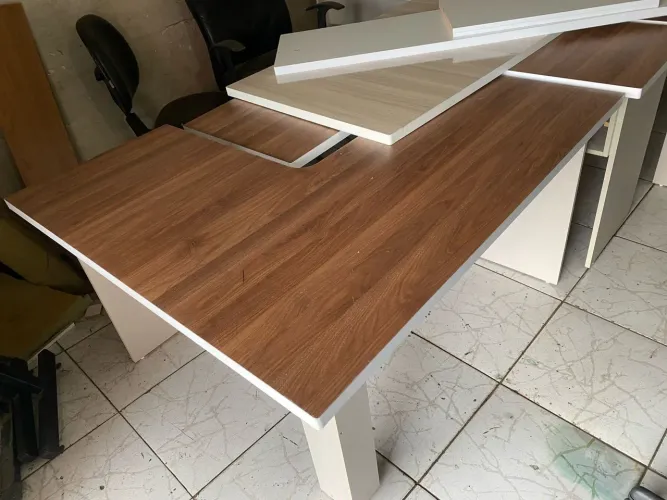 PROMOÇÃO: Mesa em L para Escritório - Design Moderno - frete grátis