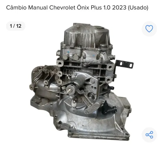 Câmbio Manual Chevrolet Ônix Plus 1.0 2023
