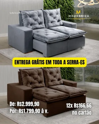 sofa retratil 3 lugares lançamento