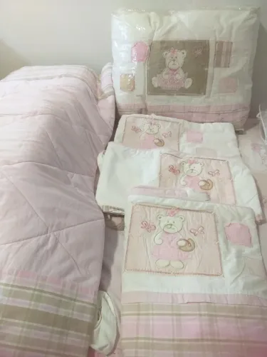 Kit protetor de berço 7 peças