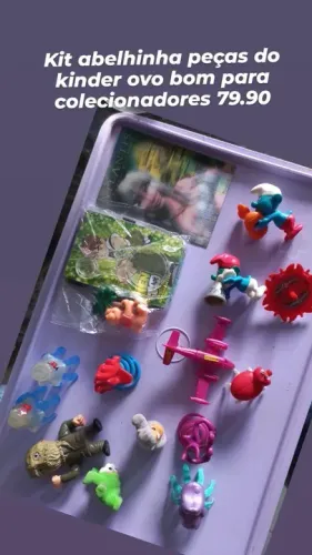 Kit Abelhinha Kinder Ovo - Coleção Completa
