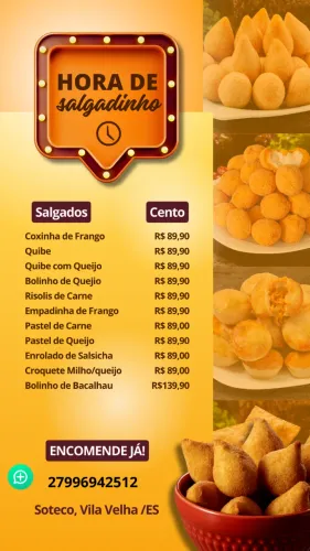 Salgadinhos para Festa!