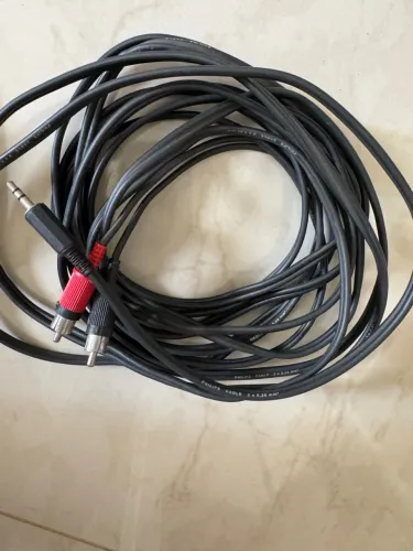 Cabo audio P2 / RCA Philips 5mts