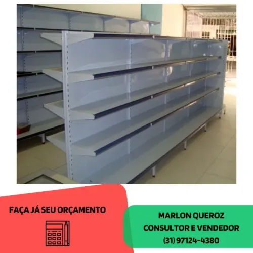 Gôndola Centro Inicial Branca Polar 30.40 1,70m GC170