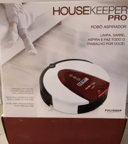Robô Aspirador Housekeeper Pro - Limpeza Eficiente!