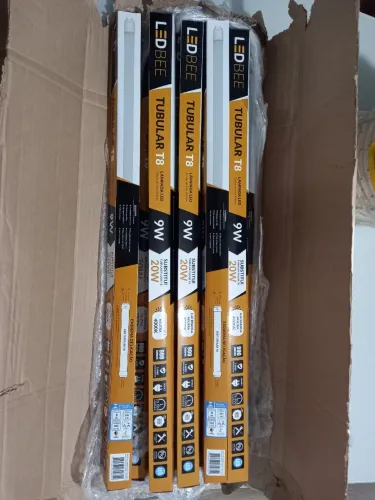 10 - Lâmpadas Tubulares LED 9W