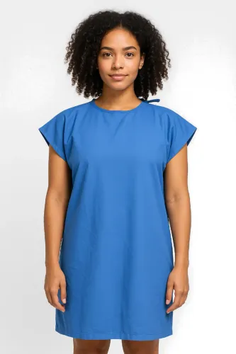 Camisola Hospitalar Paciente Cretone 100% Algodão Manga Jap.