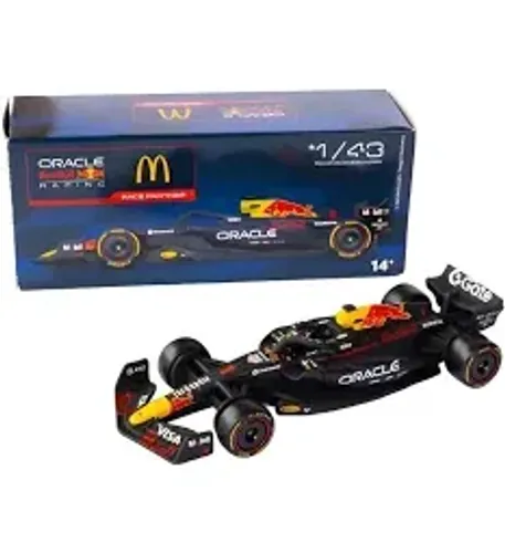 Miniatura Mcdonald's F1 1:43 Red Bull 2025 Max Verstappen Preto Original Mc Donalds
