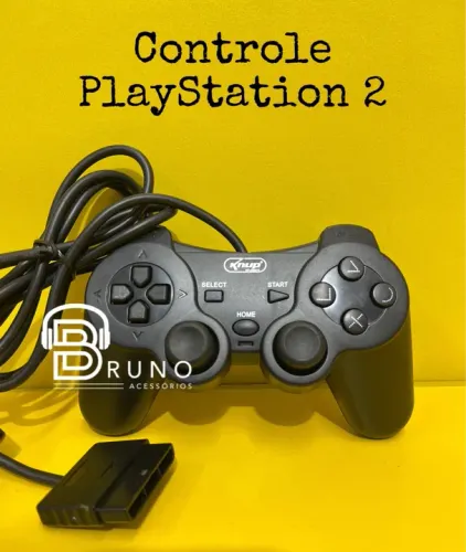 Controle Playstation 2 Knup - Novo