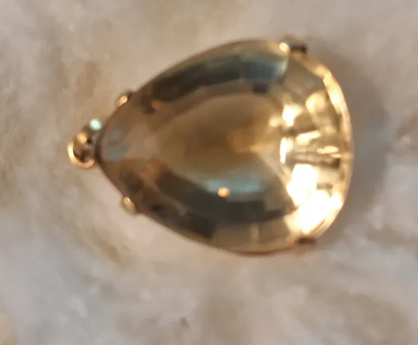 Imperdível oferta Atualizada.Pingente gema topázio laranja imperial lapidada 18ct