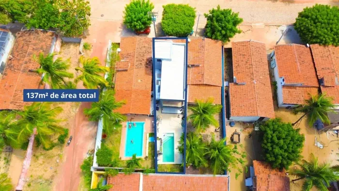 Casa de 2/4 com uma suíte no Centro do São Miguel do Gostoso, próximo a Rua da Xepa.