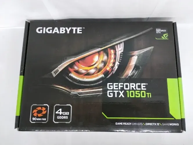 Caixa Vazia: Placa gigabyte geforce gtx 1050 ti