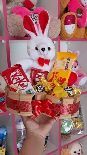 Cesta de Chocolate para a pascoa