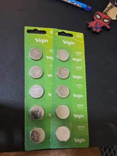 Pilhas cr2025 novas