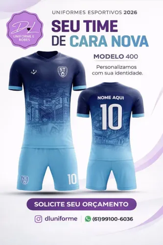 Conjunto futebol - Uniformes Esportivos profissionais 