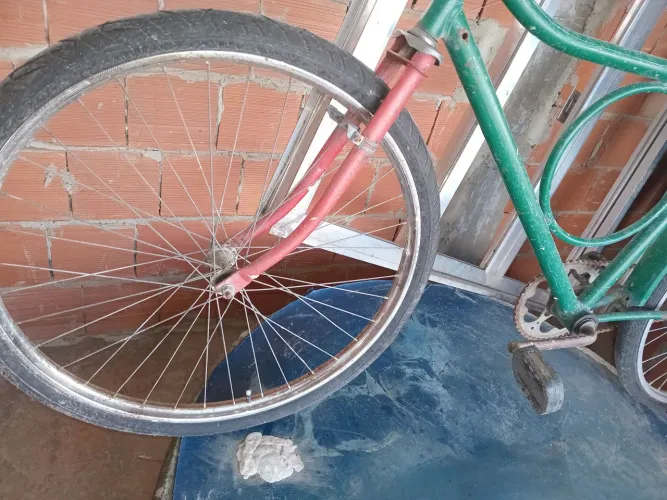 Bicicleta barra forte 