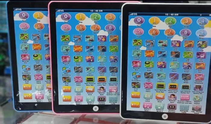Tablet Infantil Educativo Bilingue Letras Números Música Grafia etc