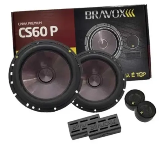 Alto-falantes Bravox CS60P - 6 polegadas 