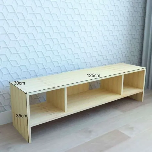 Rack de Madeira Artesanal - 125cm