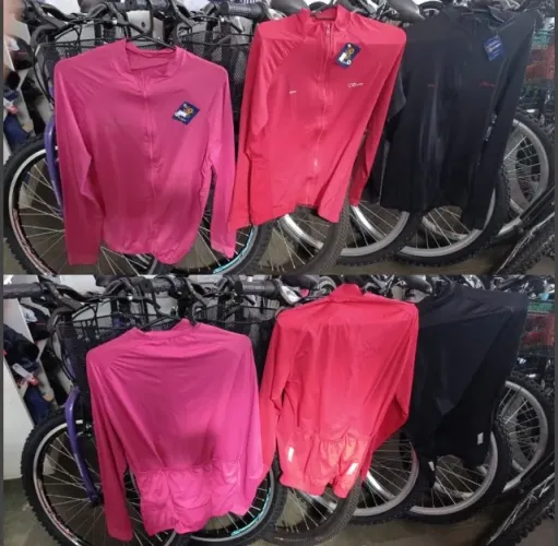 Promoção camisetas ciclismo com proteção uv ultimas unidades