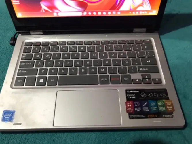 Vendo ou troco Notebook Positivo DUO C C4128A