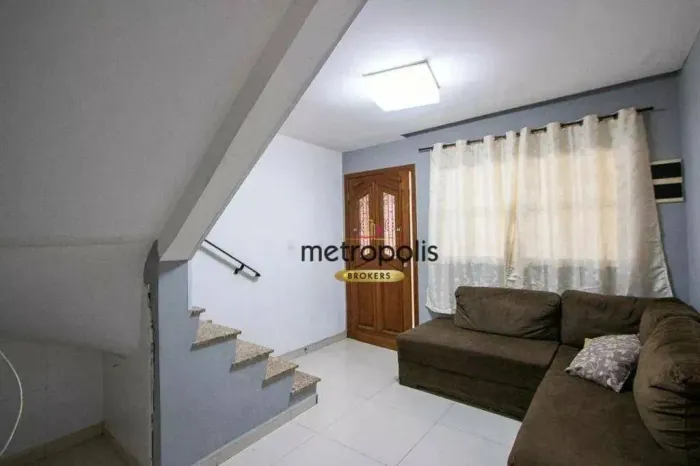 Sobrado à venda, 107 m² por R$ 651.000,00 - Casa Branca - Santo André/SP