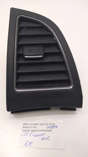 Difusor De Ar Lado Esquerdo Hb20 1.0 Comf./ 11899