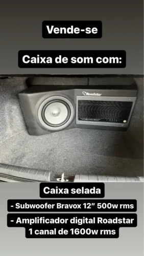 Caixa de Som Automotivo Completa