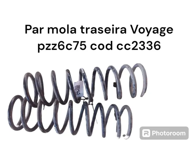 Par De Mola Traseira Volkswagen Voyage Cod Cc2336