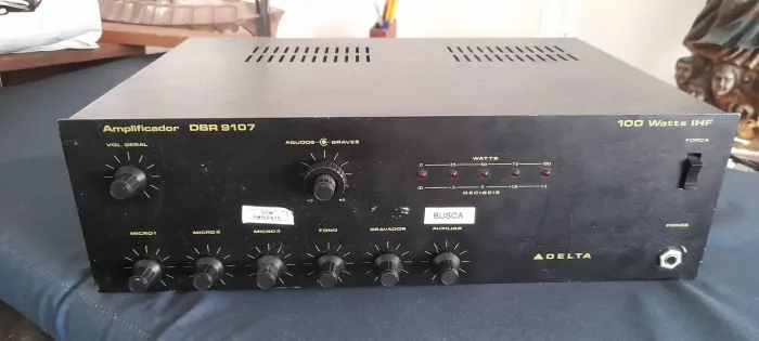 Amplificador DELTA  DBR  9107, 100 W,  IHF