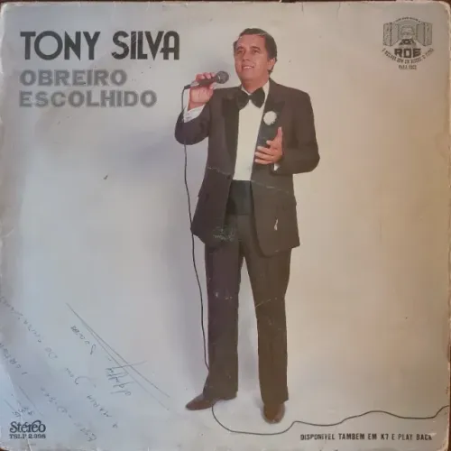 Lp Disco de Vinil Gospel Evangélico Tony Silva - Obreiro Escolhido