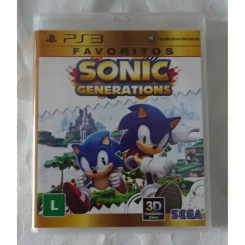Sonic Generation Ps3 Edição Favoritos 