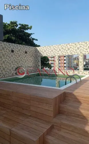 Casa reformada Méier terraço com piscina e churrasqueira