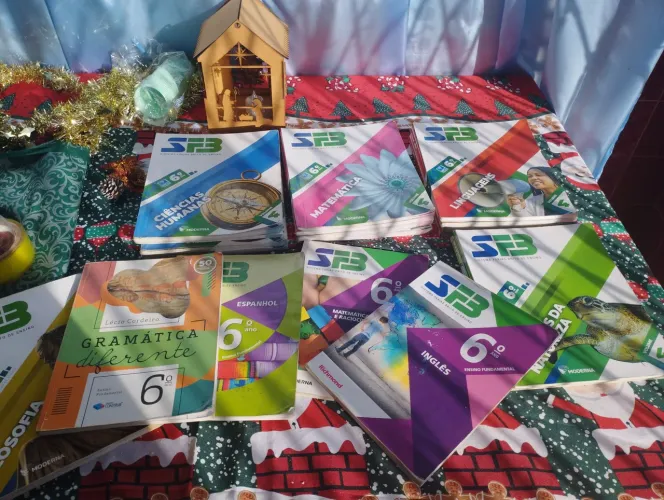 Livros do 6º ano sistema Farias Brito