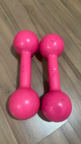 Halter rosa - halteres - Peso de academia (4kg)