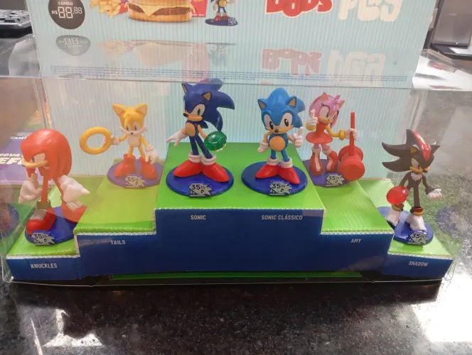Edição bobs 35 anos do Sonic , completa e lacrada 