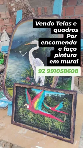 Vendo e faço arte em geral